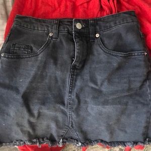 Grey Jean Skirt from Target
